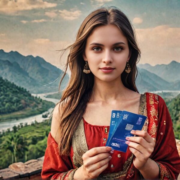 Slavic_girl__beautiful__India__holding_visa__cloth_75LKWYB0