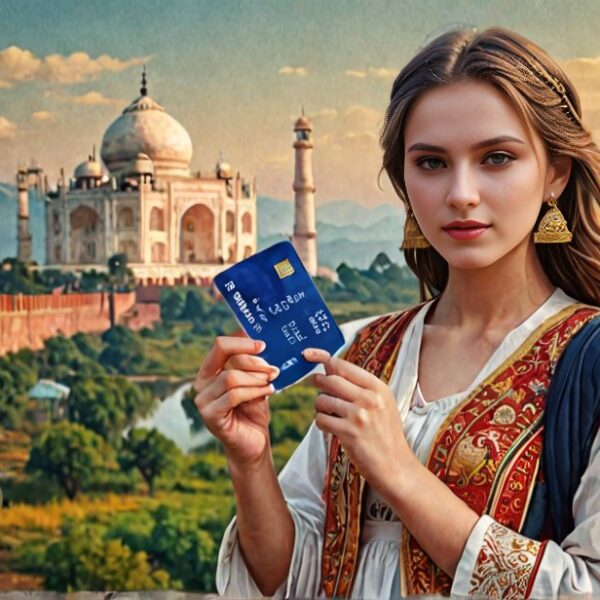 Slavic_girl__beautiful__India__holding_visa__cloth_75LZVZG0